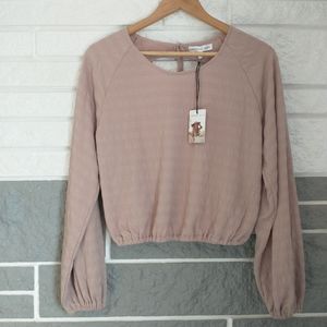 NWT Sincerely Jules Blush Top